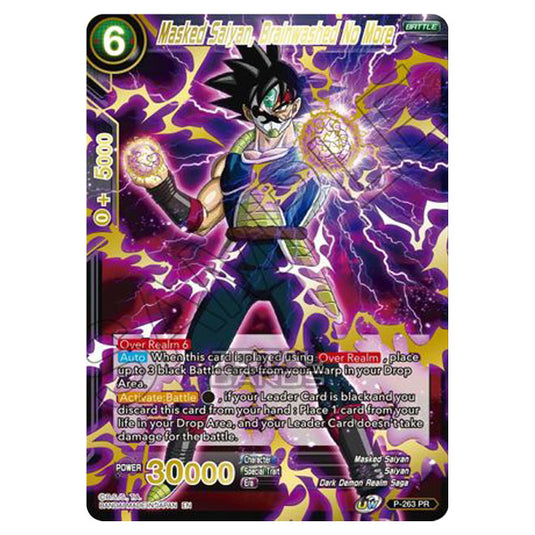 Dragon Ball Super - MB01 - Mythic Booster - Masked Saiyan, Brainwashed No More (Gold Stamped) - P-263A