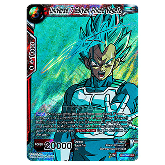 Dragon Ball Super - TB1 - Tournament of Power - Universe 7 Saiyan Prince Vegeta - TB1-004_BD