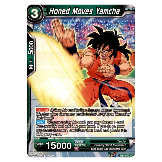 Dragon Ball Super - TB - World Martial Arts Tournament - Honed Moves Yamcha - TB2-042