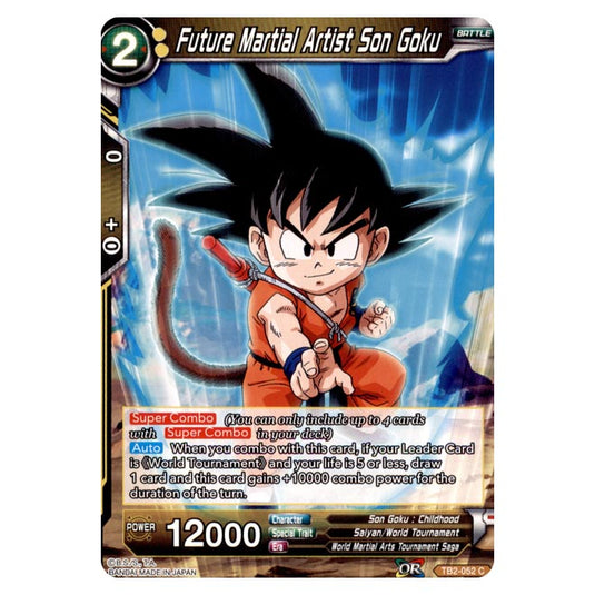 Dragon Ball Super - TB - World Martial Arts Tournament - Future Martial Artist Son Goku - TB2-052