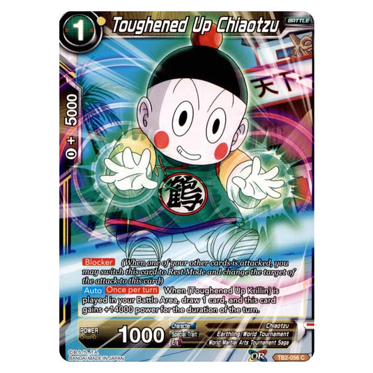 Dragon Ball Super - TB - World Martial Arts Tournament - Toughened Up Chiaotzu - TB2-056