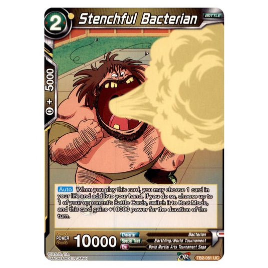 Dragon Ball Super - TB - World Martial Arts Tournament - Stenchful Bacterian - TB2-061