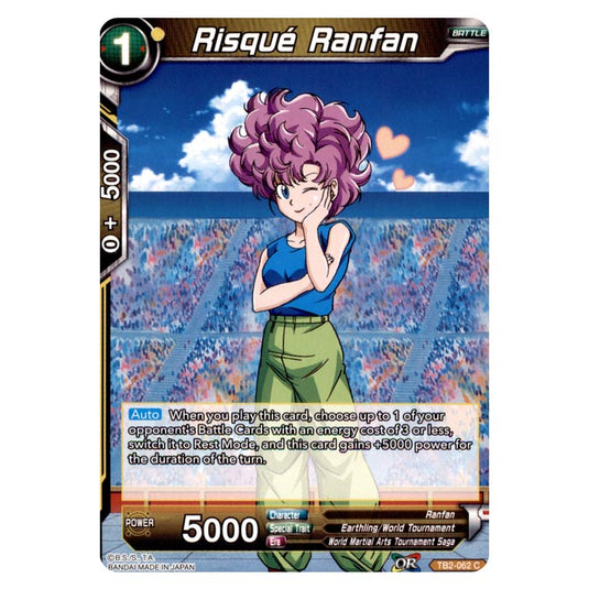 Dragon Ball Super - TB - World Martial Arts Tournament - Risque Ranfan - TB2-062