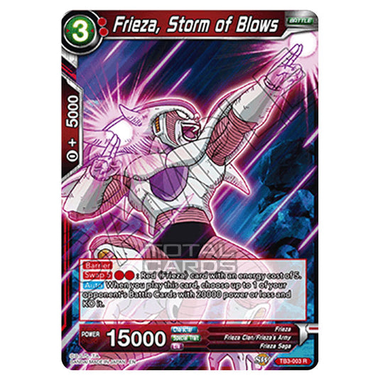 Dragon Ball Super - TB3 - Clash of Fates - Frieza, Storm of Blows - TB3-003