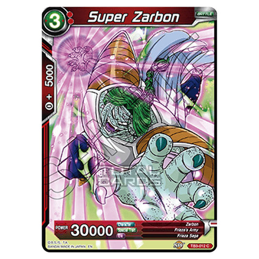 Dragon Ball Super - TB3 - Clash of Fates - Super Zarbon - TB3-012