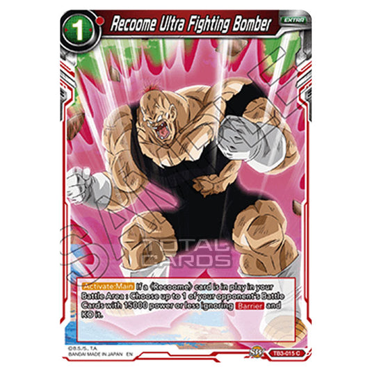 Dragon Ball Super - TB3 - Clash of Fates - Recoome Ultra Fighting Bomber - TB3-015