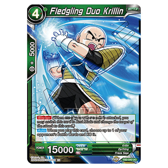 Dragon Ball Super - TB3 - Clash of Fates - Fledgling Duo Krillin - TB3-043