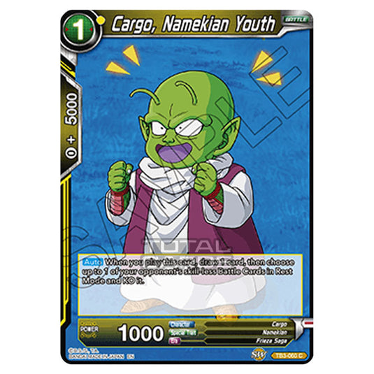 Dragon Ball Super - TB3 - Clash of Fates - Cargo, Namekian Youth - TB3-060
