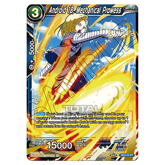 Dragon Ball Super - Expert Deck 02 - Android Duality - Android 18, Mechanical Prowess - XD2-03