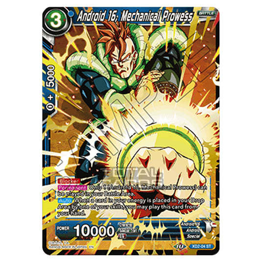 Dragon Ball Super - Expert Deck 02 - Android Duality - Android 16, Mechanical Prowess - XD2-04
