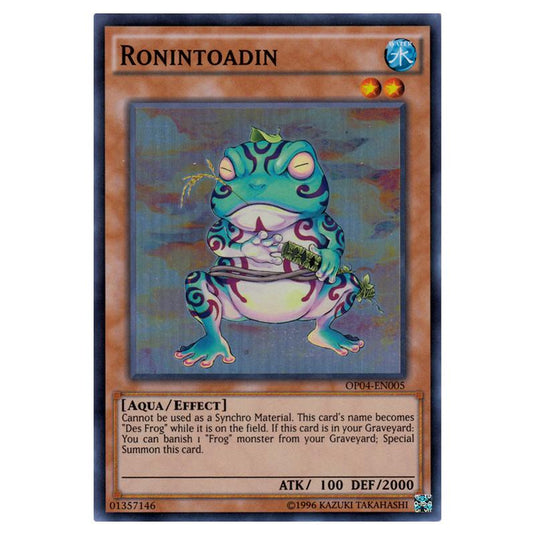 Yu-Gi-Oh! - OTS Tournament Pack 4 - Ronintoadin (Super Rare) OP04-EN005