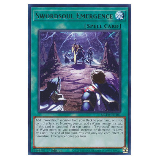 Yu-Gi-Oh! - Maze of the Master - Swordsoul Emergence (Rare) MZTM-EN103