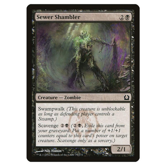 Magic The Gathering - Return To Ravnica - Sewer Shambler - 75/274