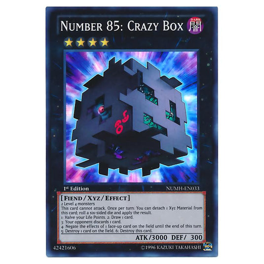 Yu-Gi-Oh! - Number Hunters - Number 85: Crazy Box (Super Rare) NUMH-EN033