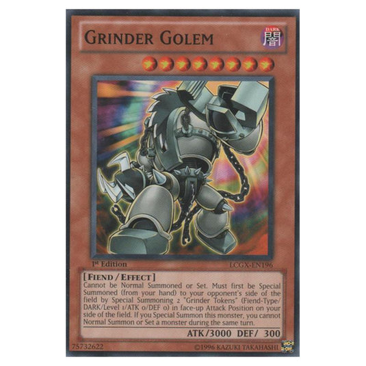 Yu-Gi-Oh! - Legendary Collection 2 - The Duel Academy Years Mega Pack - Grinder Golem (Common) LCGX-EN196