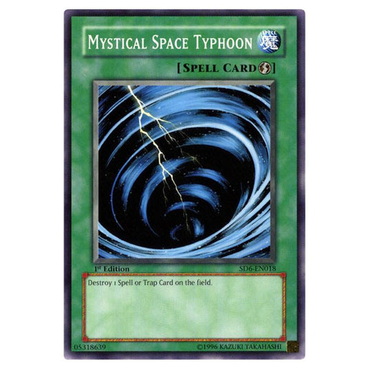 Yu-Gi-Oh! - Structure Deck - Spellcaster's Judgment - Mystical Space Typhoon (Common) SD6-EN018