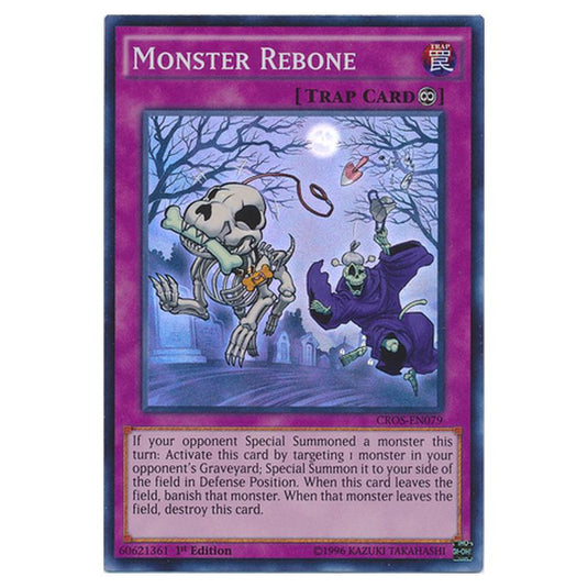 Yu-Gi-Oh! - Crossed Souls - Monster Rebone (Super Rare) CROS-EN079