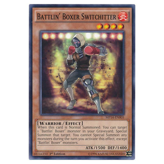 Yu-Gi-Oh! - 2014 Mega-Tin Mega Pack - Battlin' Boxer Switchitter (Common) MP14-EN005