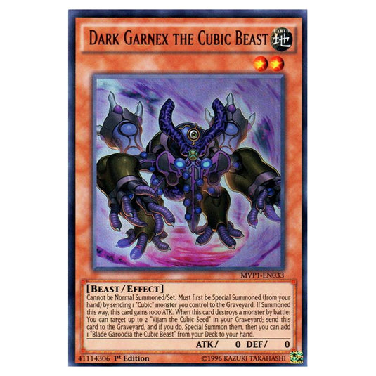 Yu-Gi-Oh! - Yu-Gi-Oh! The Dark Side of Dimensions Movie Pack - Dark Garnex the Cubic Beast (Ultra Rare) MVP1-EN033