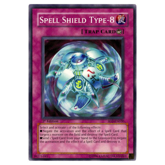 Yu-Gi-Oh! - Structure Deck - Blaze of Destruction - Spell Shield Type-8 (Common) SD3-EN030