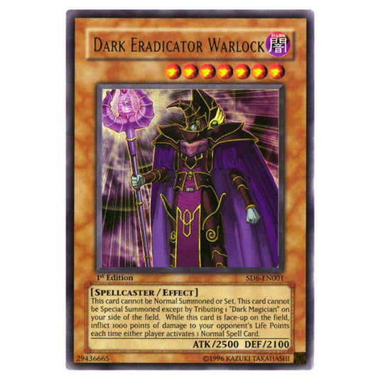 Yu-Gi-Oh! - Structure Deck - Spellcaster's Judgment - Dark Eradicator Warlock (Ultra Rare) SD6-EN001