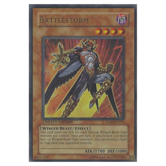 Yu-Gi-Oh! - Raging Battle Sneak Peek Participation Card - Battlestorm (Ultra Rare) RGBT-ENSP1