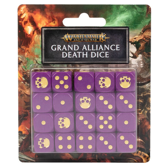 Warhammer Age of Sigmar - Grand Alliance Death - Dice Set