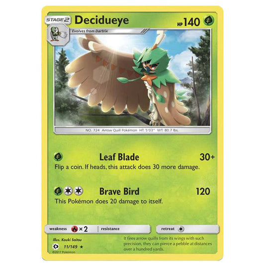 Pokemon - Sun & Moon - Base Set - Decidueye - Theme Deck