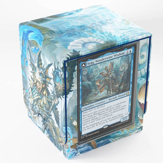 Gamegenic - Magic The Gathering - Lorwyn Eclipsed - Squire Plus 100+ XL - Sygg, Wanderwine Wisdom/ Sygg, Wanderbrine Shield