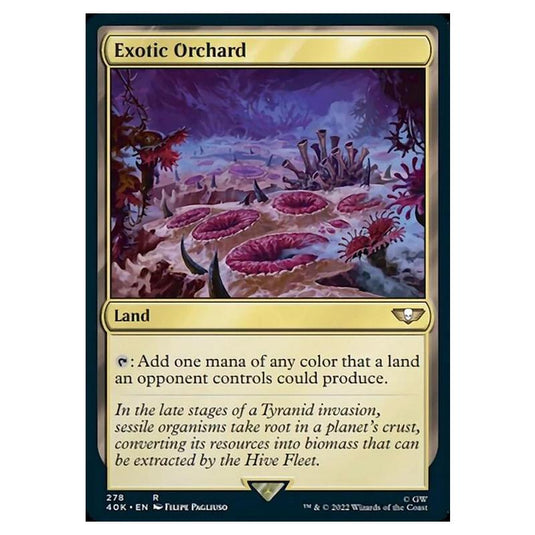 Magic The Gathering - Universes Beyond - Warhammer 40k - Exotic Orchard - 278/168
