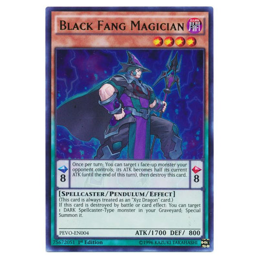 Yu-Gi-Oh! - Pendulum Evolution - Black Fang Magician (Ultra Rare) PEVO-EN004