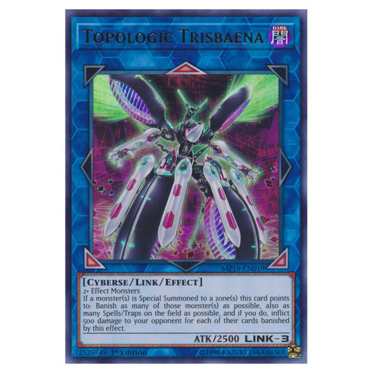 Yu-Gi-Oh! - 2019 Gold Sarcophagus Tin Mega Pack - Topologic Trisbaena (Ultra Rare) MP19-EN019