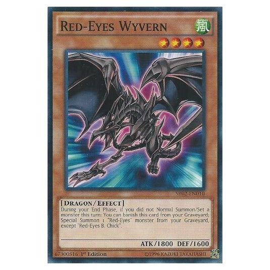 Yu-Gi-Oh! - Rise of the True Dragons Structure Deck - Red-Eyes Wyvern (Common) SR02-EN010