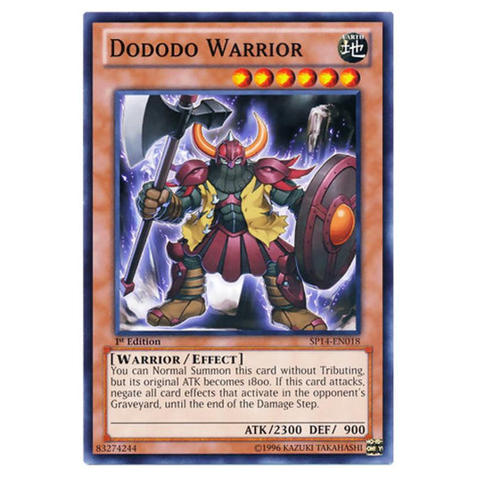 Yu-Gi-Oh! - Star Pack 2014 - Dododo Warrior (Common) SP14-EN018