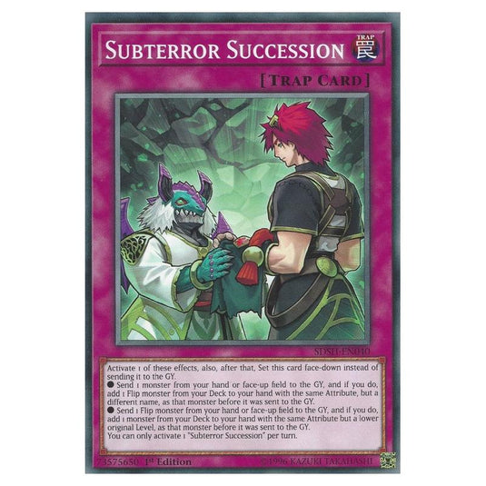 Yu-Gi-Oh! - Structure Deck - Shaddoll Showdown - Subterror Succession (Common) SDSH-EN040
