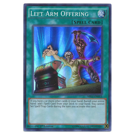 Yu-Gi-Oh! - Millennium Pack - Left Arm Offering (Super Rare) MIL1-EN015