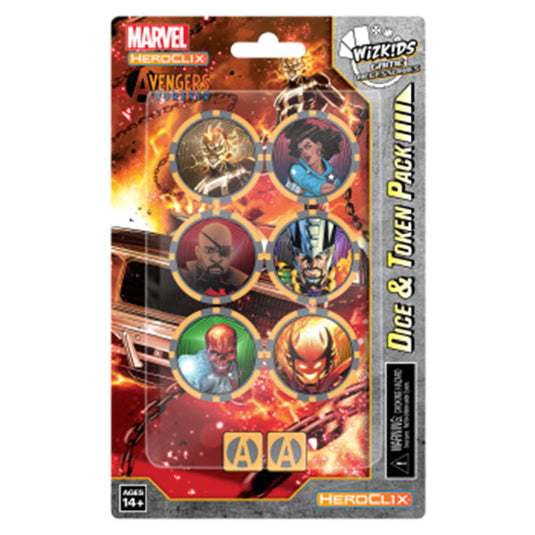 Marvel HeroClix - Avengers Forever - Dice and Token Pack Ghost Rider