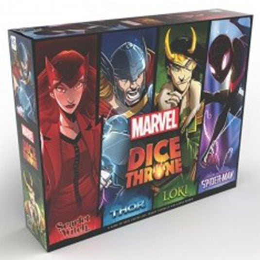 Dice Throne - Marvel - Scarlet Witch, Thor, Loki & Spider-Man