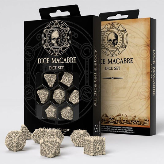 Q-Workshop - Dice Macabre Dice Set (7)
