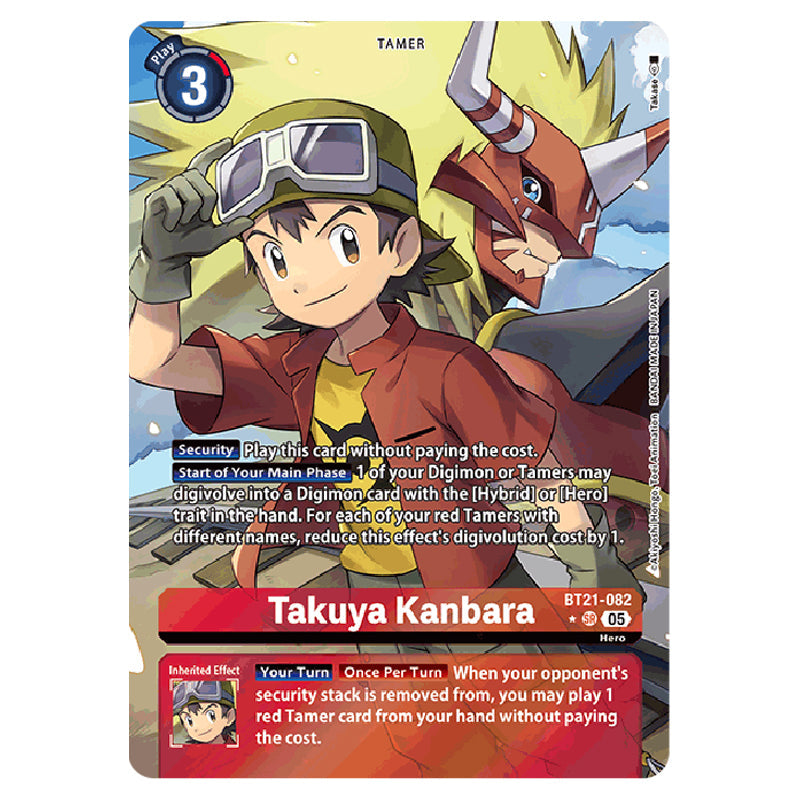 Digimon Card Game - World Convergence - Takuya Kanbara - (Alternate Ar Digimon Card Game - World Convergence - Takuya Kanbara - (Alternate Ar