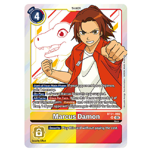 Marcus Damon BT21-086 card from the Digimon set World Convergence
