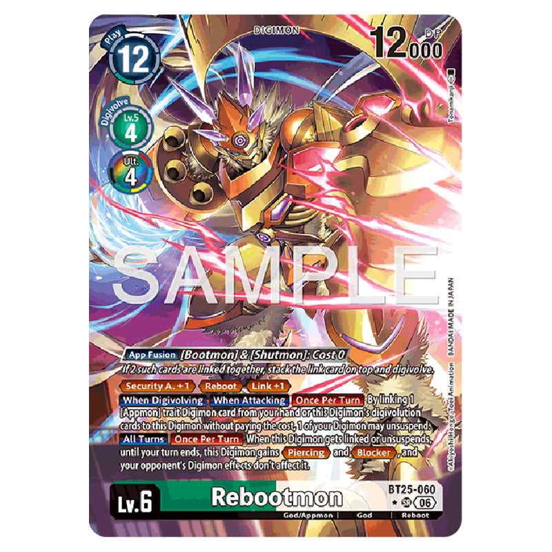 Digimon Card Game - BT-25: Dual Revolution - Rebootmon - (SR)