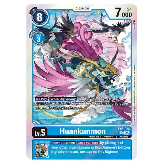 Huankunmon EX6-014 card from the Digimon set EX-06: Theme Booster Infernal Ascension