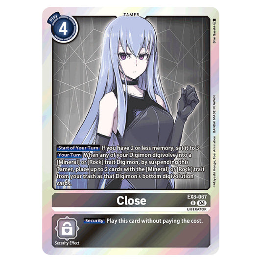 Close EX8-067 card from the Digimon set EX08 - Chain of Liberation