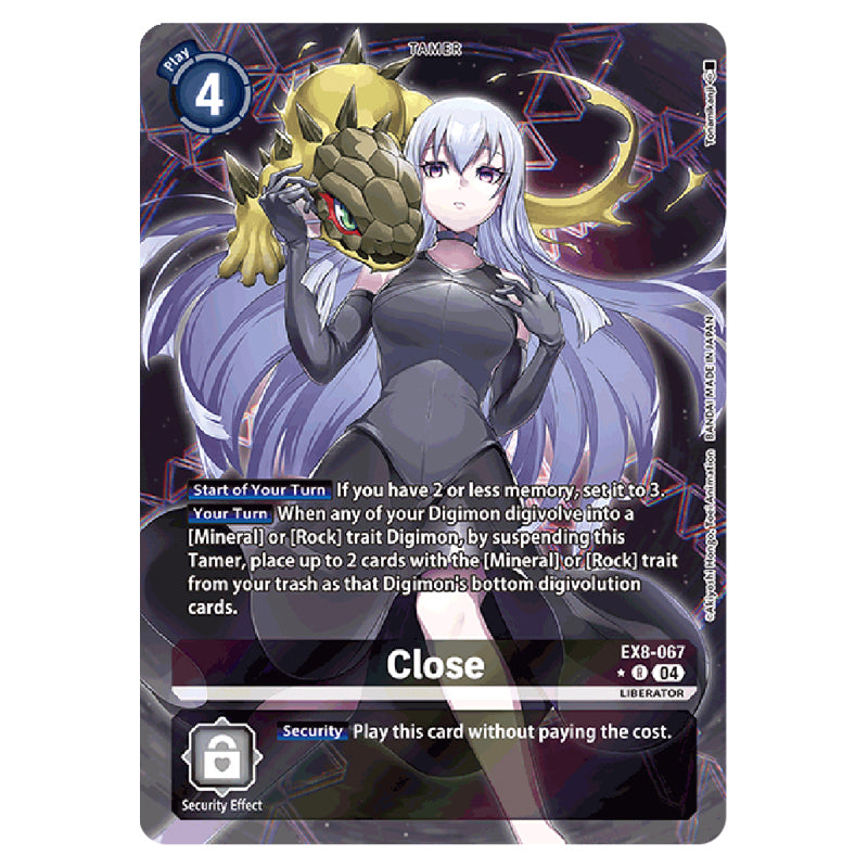 Digimon Card Game - EX08 - Chain of Liberation - Close - (R) - EX8-067 Digimon Card Game - EX08 - Chain of Liberation - Close - (R) - EX8-067