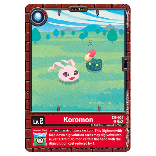 Digimon Card Game - EX-09: Extra Booster Versus Monsters - Koromon - (C) - EX9-001