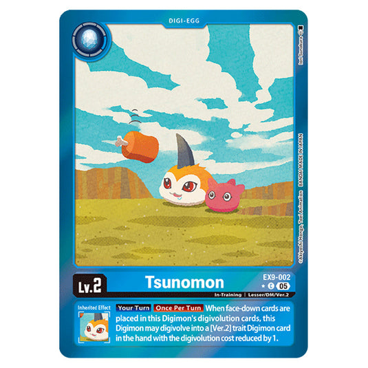 Digimon Card Game - EX-09: Extra Booster Versus Monsters - Tsunomon - (Alternative Art) - EX9-002a