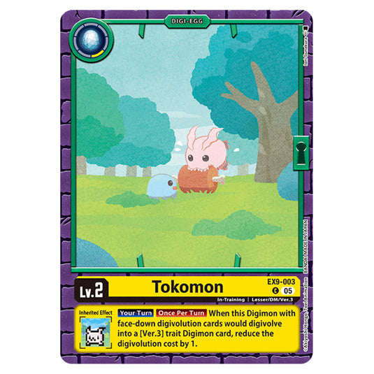 Digimon Card Game - EX-09: Extra Booster Versus Monsters - Tokomon - (C) - EX9-003