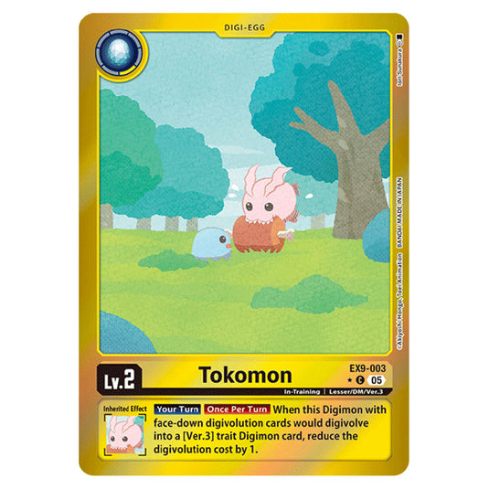 Digimon Card Game - EX-09: Extra Booster Versus Monsters - Tokomon - (Alternative Art) - EX9-003a