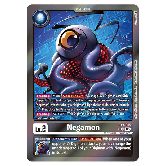 Digimon Card Game - EX-09: Extra Booster Versus Monsters - Negamon - (Alternative Art) - EX9-005a